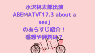水沢林太郎出演ABEMATV｢17.3 about a sex｣のあらすじ紹介！感想や評判は？ (1)